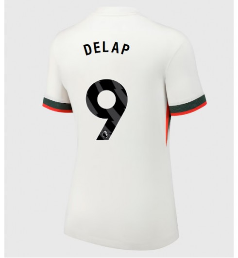 Ženske Nogometnih dresov Chelsea Liam Delap #9 Gostujoči 2025-26 Kratki rokavi Ženske Nogometnih dresov Chelsea Liam Delap #9 Gostujoči 2025-26 Kratki rokavi